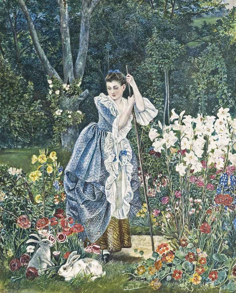 Artwork by Jessie Edwards, The intruders, Made of pencil, watercolour and bodycolour with gum arabic, on paper