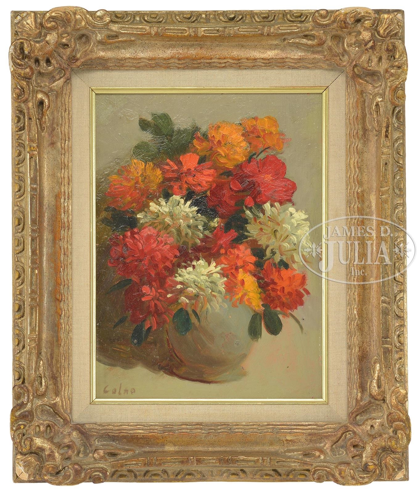Rudolph Colao | TWO WORKS: STILL LIFE WITH MUMS; STILL LIFE WITH MIXED ...