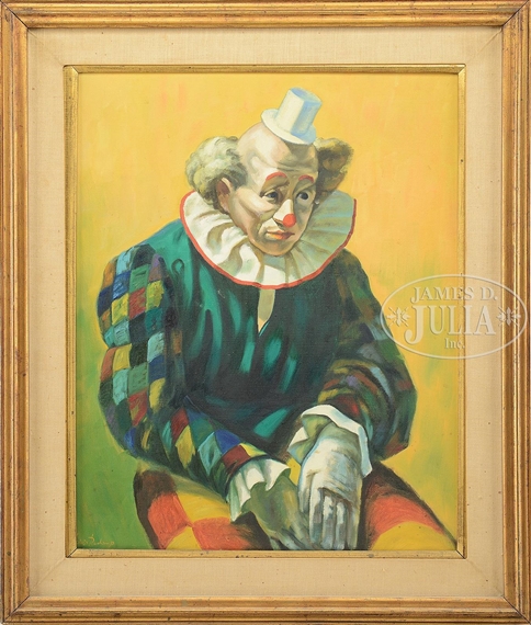 RESTING CLOWN - Louis Duchamp