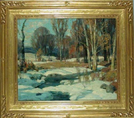 Artwork by John Fabian Carlson, MARCH MORNING, Made of Oil on canvas