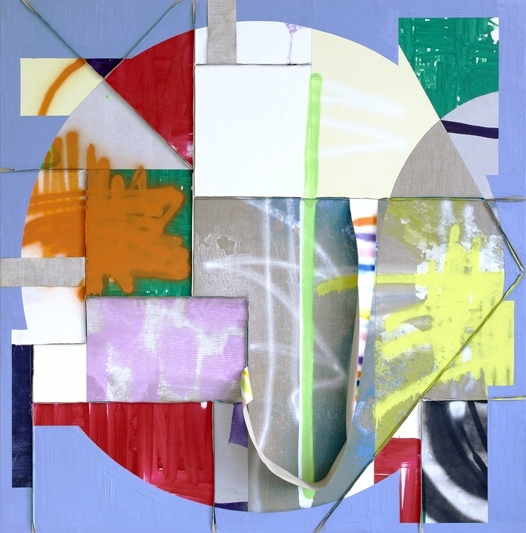 Artwork by Sven-Ole Frahm, #116, Made of Acrylic and oil on canvas and cotton