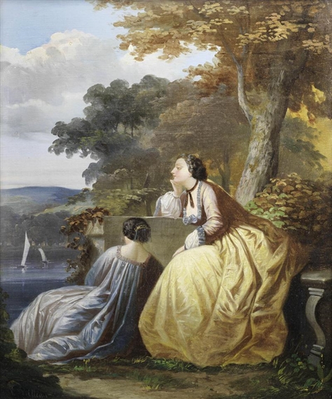 Elegant ladies by Florent Willems