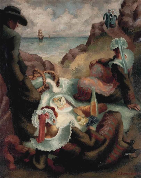 Déjeuner sur les falaises by Pierre Bompard