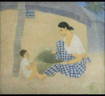 Basket Weaver by N.S. Bendre, 1987