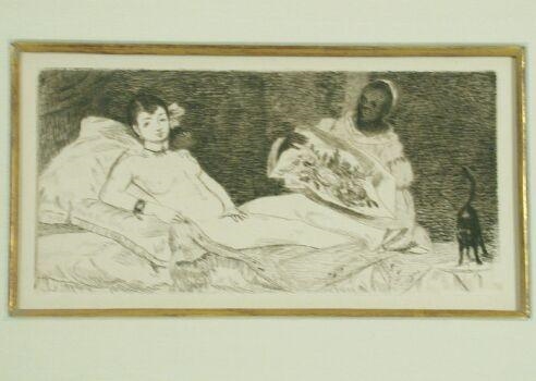 OLYMPIA (GUERIN 39; HARRIS 53) by Édouard Manet, 1867