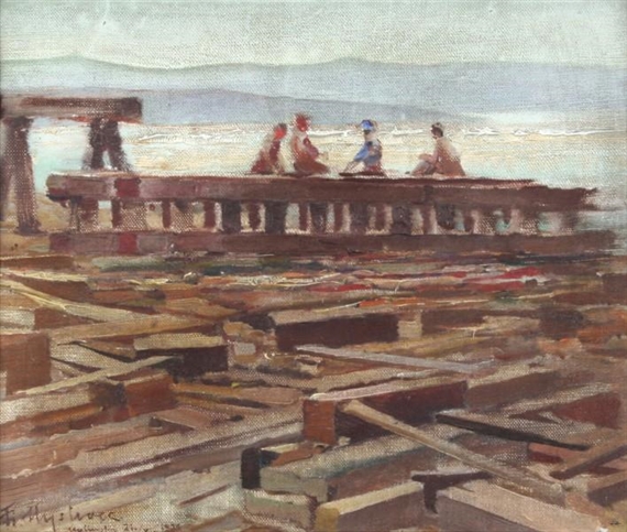 Workers by František Myslivec, 1931