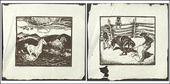 2 Works: Prints by Lon Megargee
