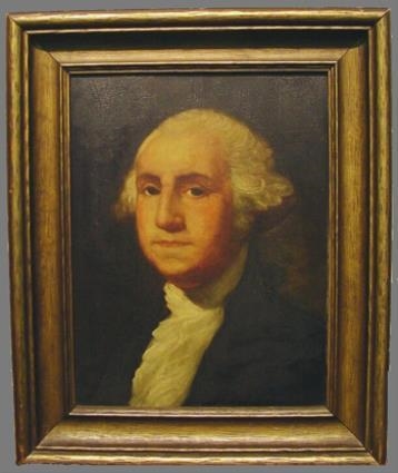 Portrait of George Washington by American School, 18th Century, 18th century