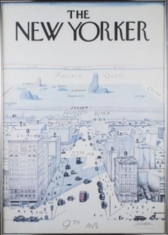 Saul Steinberg | View of the World from 9th Avenue - The New