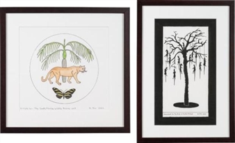 2 works; Insignia for the South Florida Wildlife Rescue Unit; Monument for the Birds of Puffin - Mark Dion