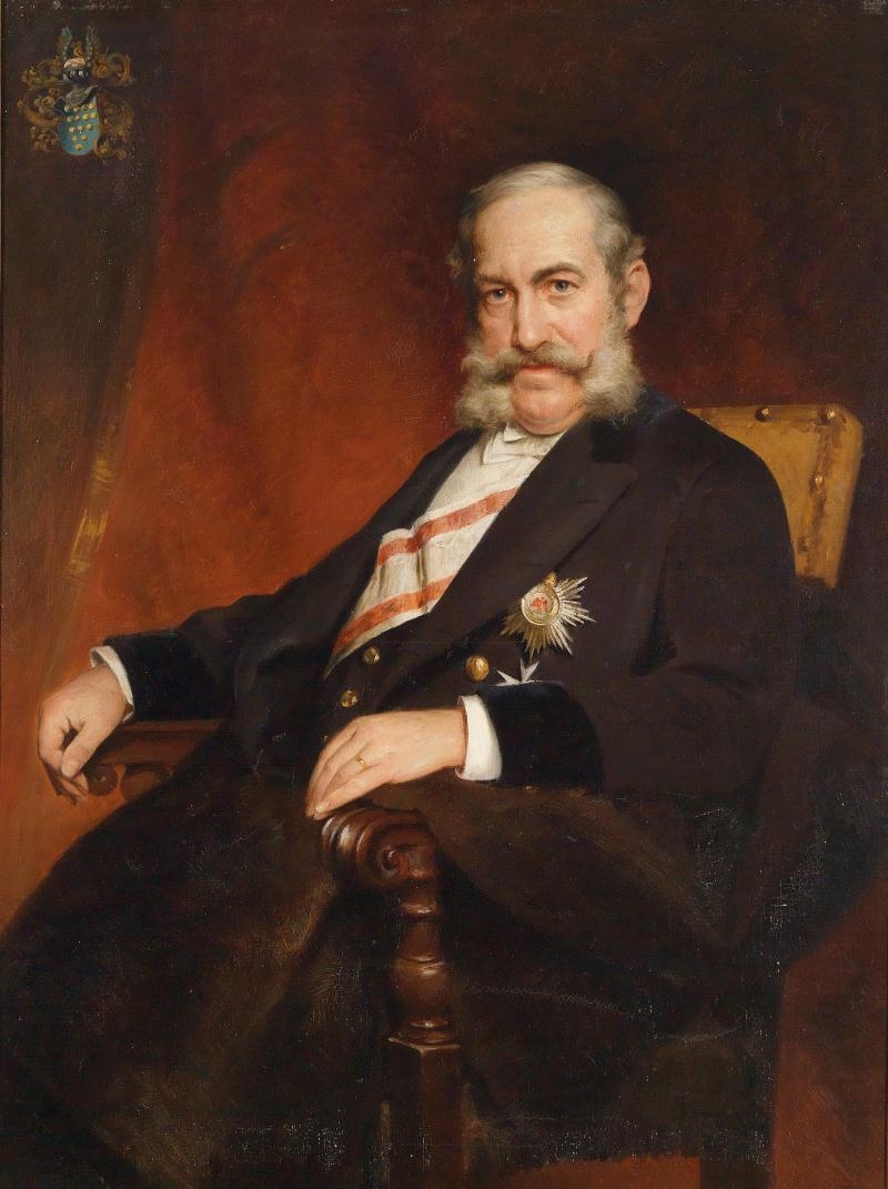 Artwork by Georg Lampe, Portrait of the Diplomat and German Emissary to the Vatican Hans Otto Theodor Von Bülow, Made of Oil on canvas