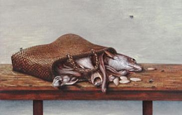 Artwork by Paul Jackson, Kete of Plenty, Made of Oil on canvas