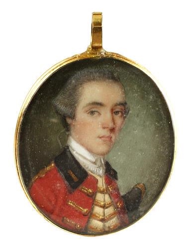British School, 18th Century | A portrait miniature of an Officer ...