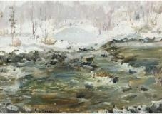Warming of Water in Hokkaido by Nikolai Mikhailovich Romadin, 1976