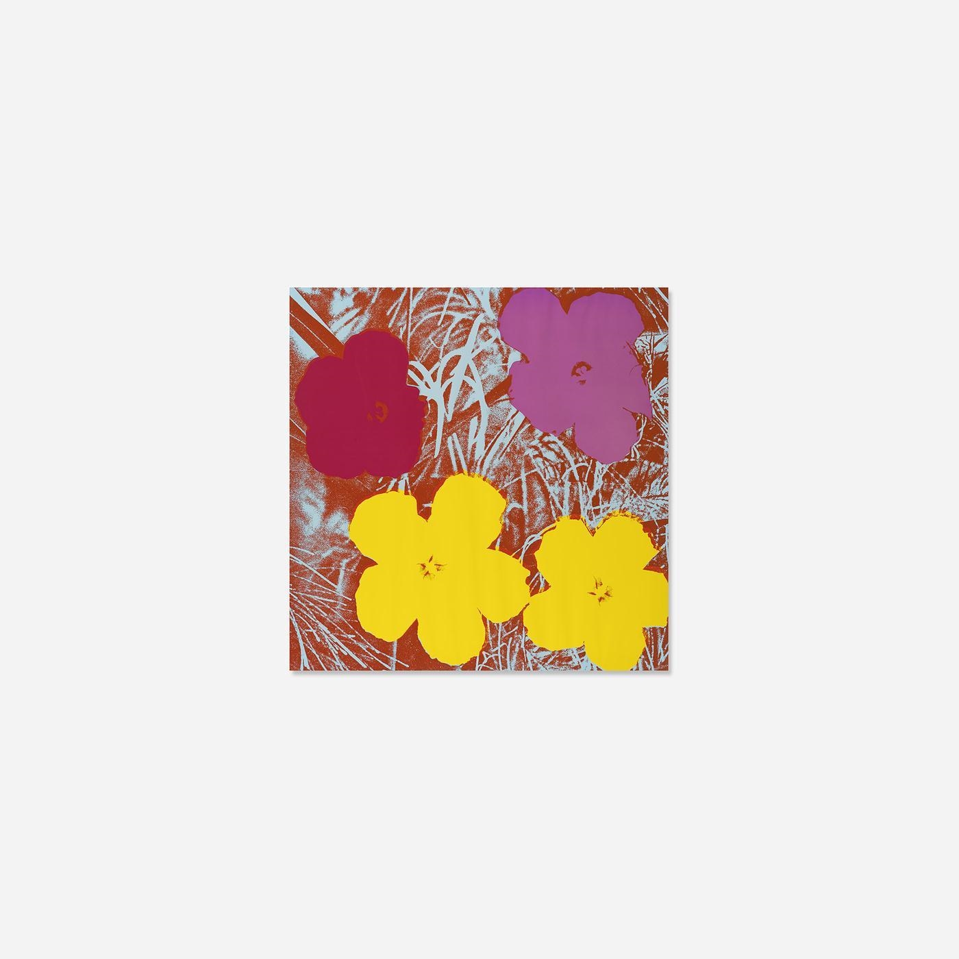 Andy Warhol Flowers (1970) MutualArt