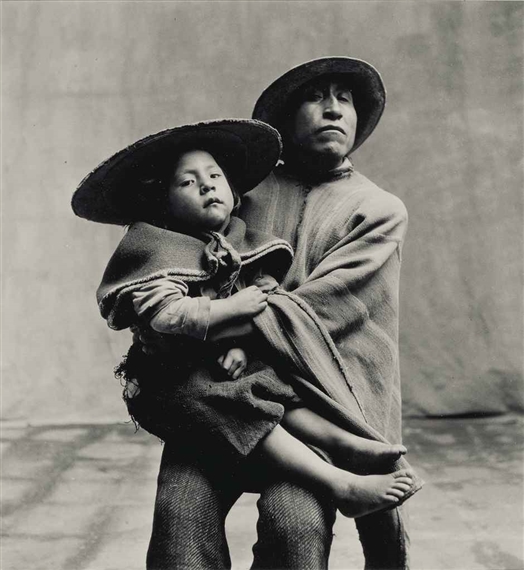 Father and Son, Cuzco, 1948 by Irving Penn, 1948