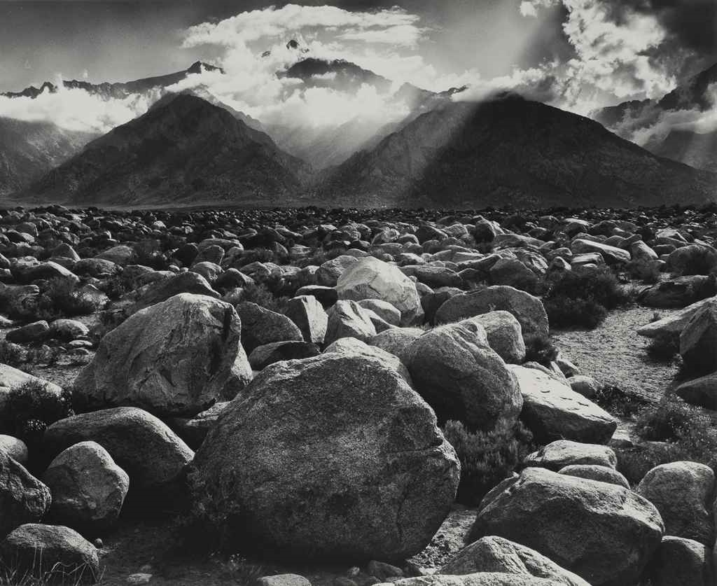 Tirage Photo Ansel Adams – Mount Williamson, Sierra Nevada 1945 – Édition Limitée 24x17 Cm