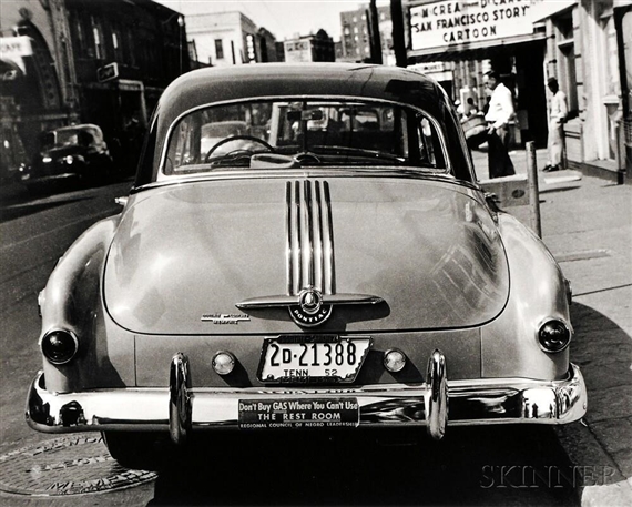 Don't Buy Gas Where You Can't Use the Restroom, Bumper Sticker Campaign by Ernest Withers, 1952