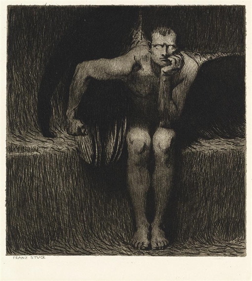 Lucifer by Franz von Stuck, 1889