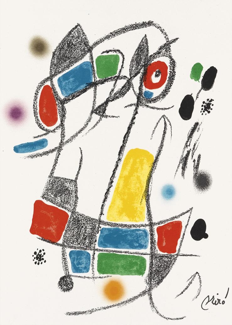 Set of 20; Maravillas con Variaciones Acrósticas en El Jardín de Miró by Joan Miró, 1975