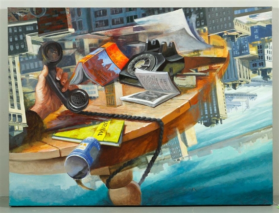 Table-Cityscape-Telephone by Robert Birmelin, 1997