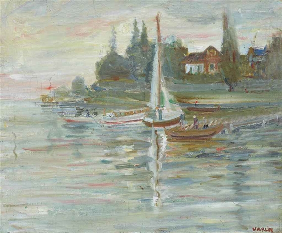 La Tour de Peilz by Willy Leopold Guggenheim Varlin, 1934