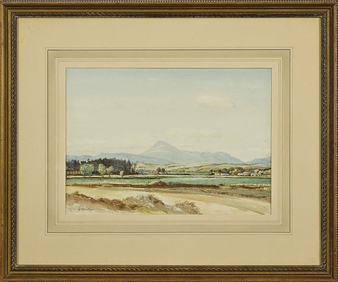 2 Works: Landscape & Coastal Scene - John George Mathieson