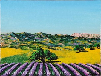 Lavender Fields of Ojai, California - David Paul Dobek