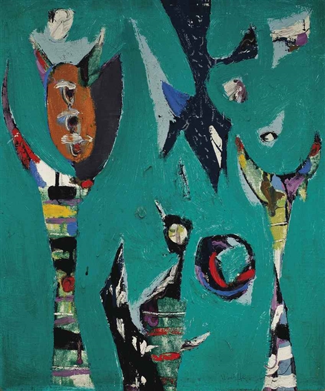 Frantics by Emerson S. Woelffer, 1948