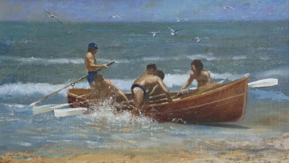 Surf Boat by Dale Marsh, 1977