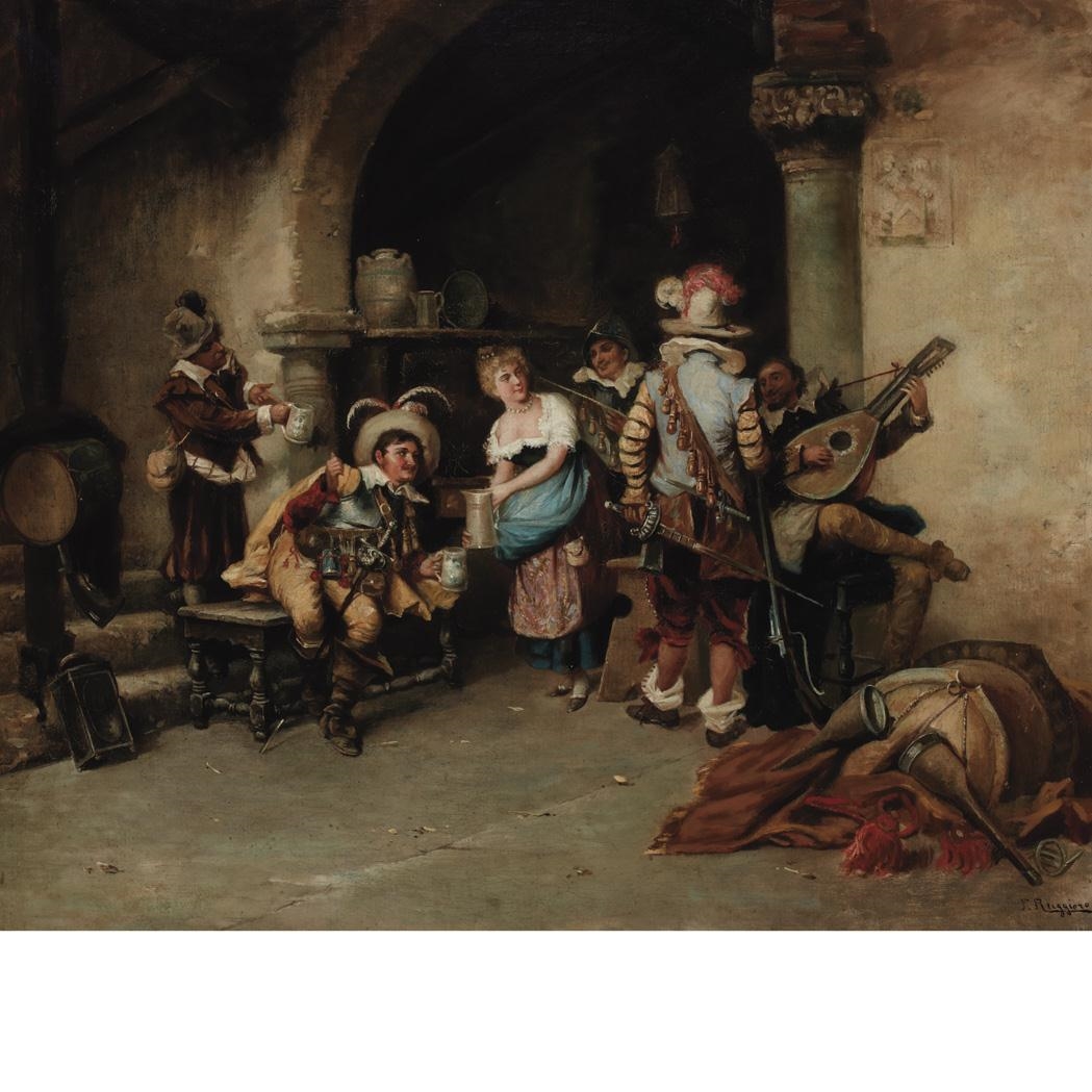 Pasquale Ruggiero | Tavern Scene | MutualArt
