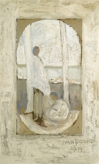 UNTITLED (TWO FIGURES) by Ivan Peries, 1974