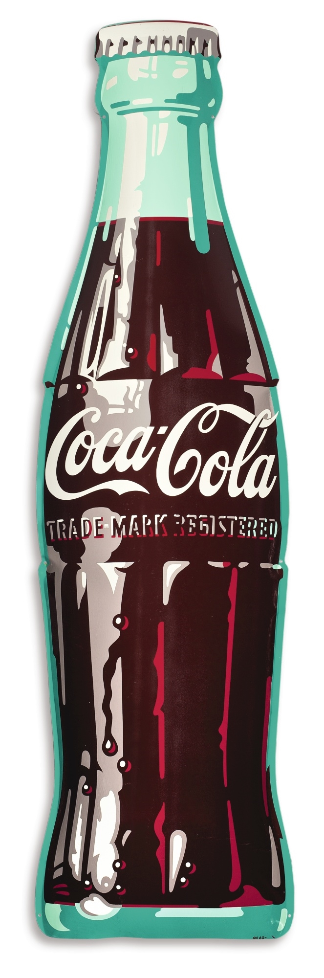 Coca Cola | COCA-COLA CUTOUT BOTTLE SIGN | MutualArt