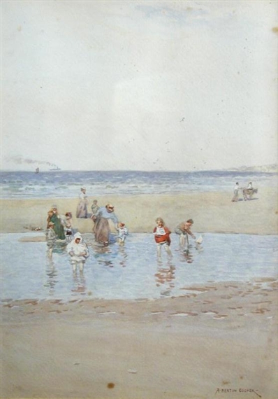 High Summer on the Beach by Alfred Heaton Cooper