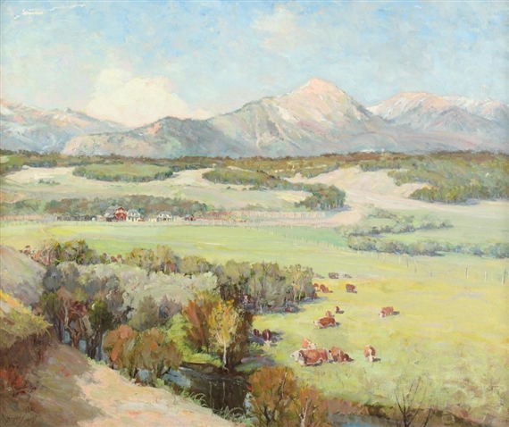 Lone Pine Ranch, Encampment in Colorado by Raphael Lillywhite