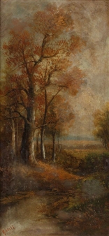 Landscape in Fall - G. Stoll