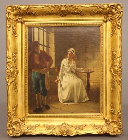 Artwork by Louis P. Spinner, Charlotte Corday, Made of Oil on canvas