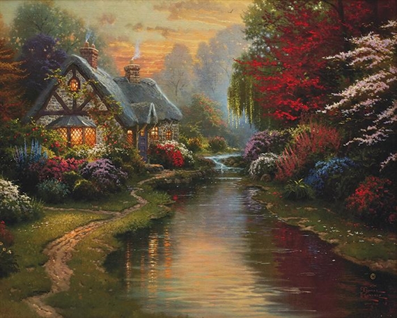 A Quiet Evening by Thomas Kinkade