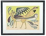 Spirit Helpers by Kenojuak Ashevak, 1989