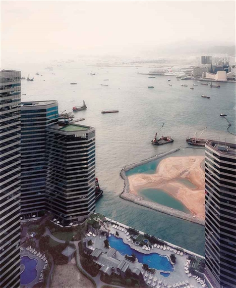Hong Kong Port by Andreas Gursky, 1994