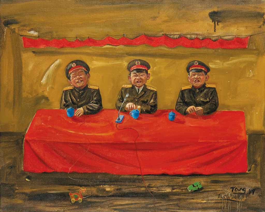 Children in Meeting Series by Tang Zhigang, 1999