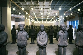 Prune Nourry’s ‘Terracotta Daughters’ March Through New York’s China Institute