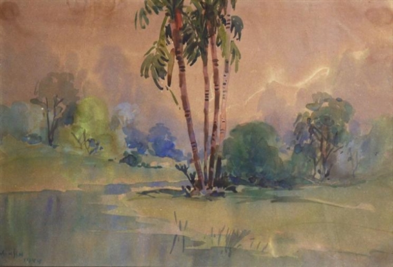 LANDSCAPE by Yong Mun Sen, 1949