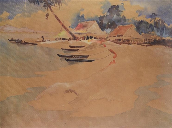 Karya Yong Mun Sen / Sold Price: YONG MUN SEN (b. 1896 - d. 1962
