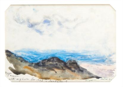 Artwork by Mimi Fogt, Algarve, Made of watercolour on paper