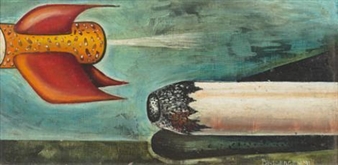 2 Works: Burning Ends; Profile with Smoker`s Pipe - Peter Binsbergen