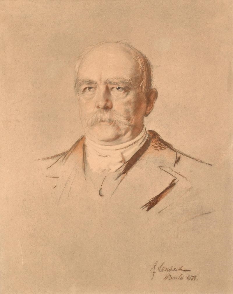 Franz Seraphvon Lenbach Portrait Of Otto Fürst Von Bismarck 1881