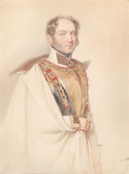 A three-quarter length portrait of Graf Erdödy