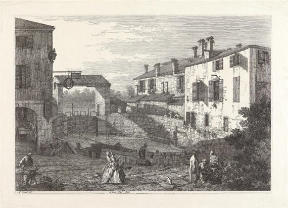 Le Porte del Dolo by Canaletto