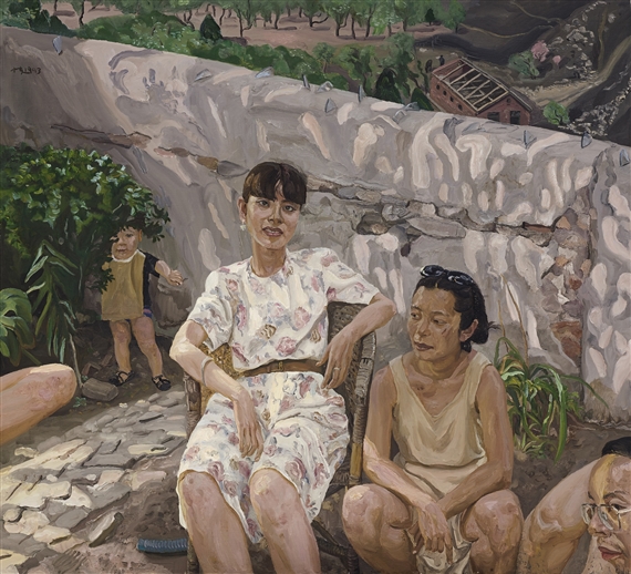 RELAXING IN SPRING by Liu Xiaodong, 1993